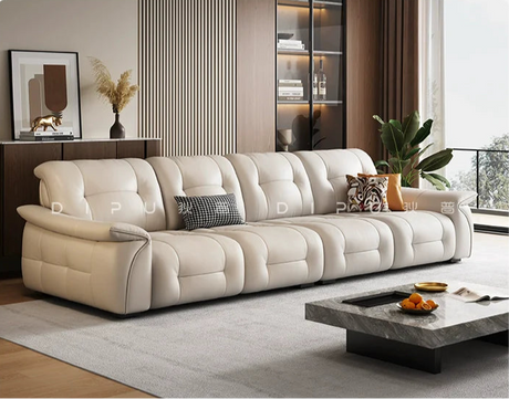 DIPU Nikolaj Cream Cowhide Sofa from DIPU