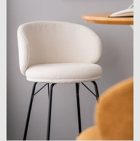 ABOUT WHITE Aisling Elegant High Stool Bar Chair from ABOUT WHITE