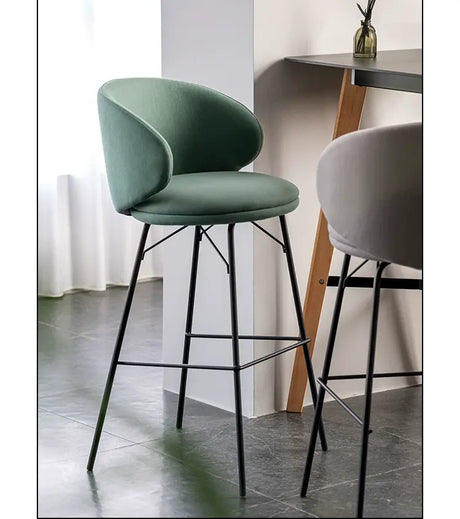 ABOUT WHITE Aisling Elegant High Stool Bar Chair from ABOUT WHITE