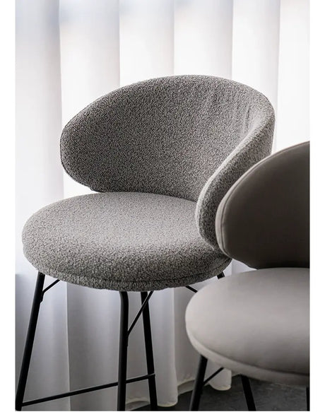 ABOUT WHITE Aisling Elegant High Stool Bar Chair from ABOUT WHITE