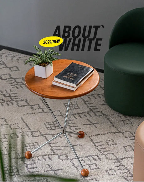 ABOUT WHITE Akira Elegant Cherry Light Luxury Coffee Table from ABOUT WHITE