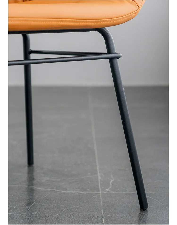 ABOUT WHITE Alaric Sleek Modern Leather Dining Chair from ABOUT WHITE