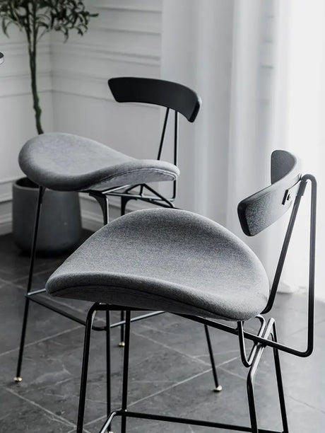 ABOUT WHITE Amaya Elegant Industrial Bar Stool from ABOUT WHITE