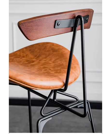 ABOUT WHITE Amaya Elegant Industrial Bar Stool from ABOUT WHITE