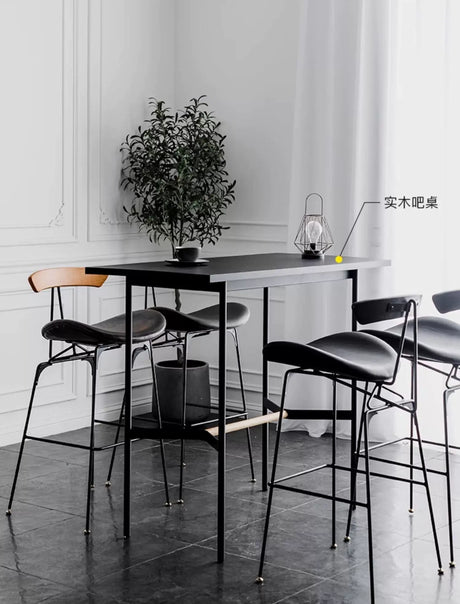 ABOUT WHITE Amaya Elegant Industrial Bar Stool from ABOUT WHITE