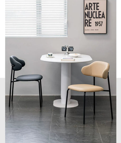 ABOUT WHITE Amaya Sleek Stackable Comfort Dining Chair from ABOUT WHITE