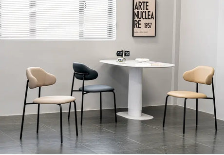 ABOUT WHITE Amaya Sleek Stackable Comfort Dining Chair from ABOUT WHITE