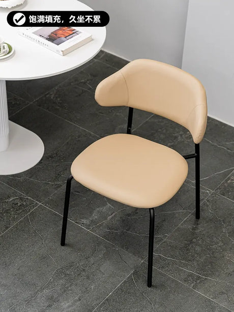 ABOUT WHITE Amaya Sleek Stackable Comfort Dining Chair from ABOUT WHITE