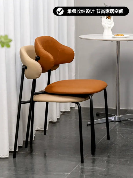 ABOUT WHITE Amaya Sleek Stackable Comfort Dining Chair from ABOUT WHITE