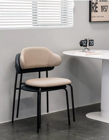 ABOUT WHITE Amaya Sleek Stackable Comfort Dining Chair from ABOUT WHITE