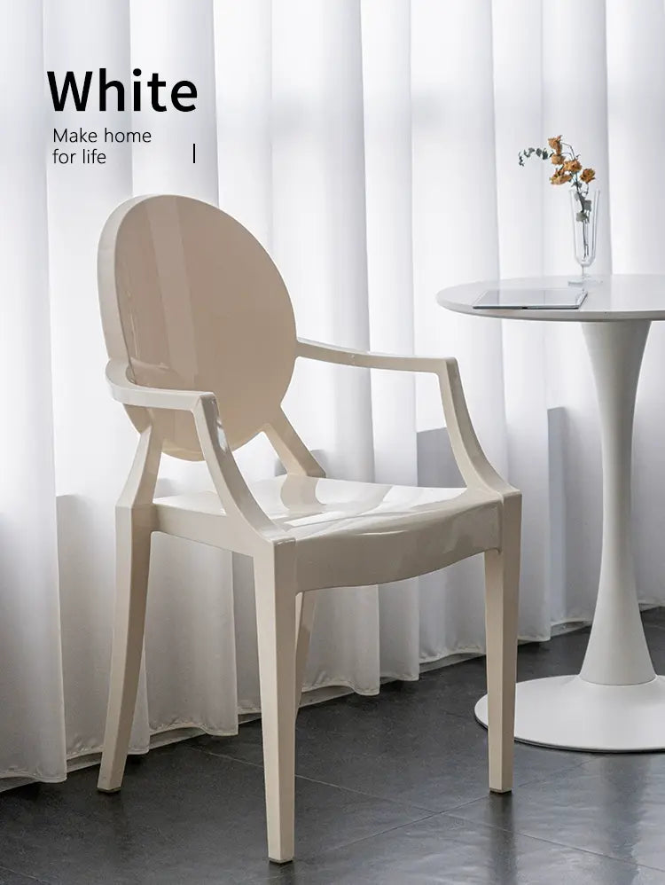 ABOUT WHITE Ambrosia Chic Translucent Dining Chair from ABOUT WHITE