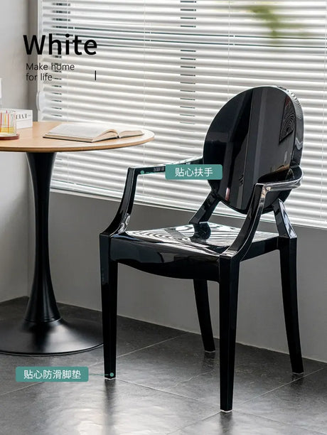 ABOUT WHITE Ambrosia Chic Translucent Dining Chair from ABOUT WHITE