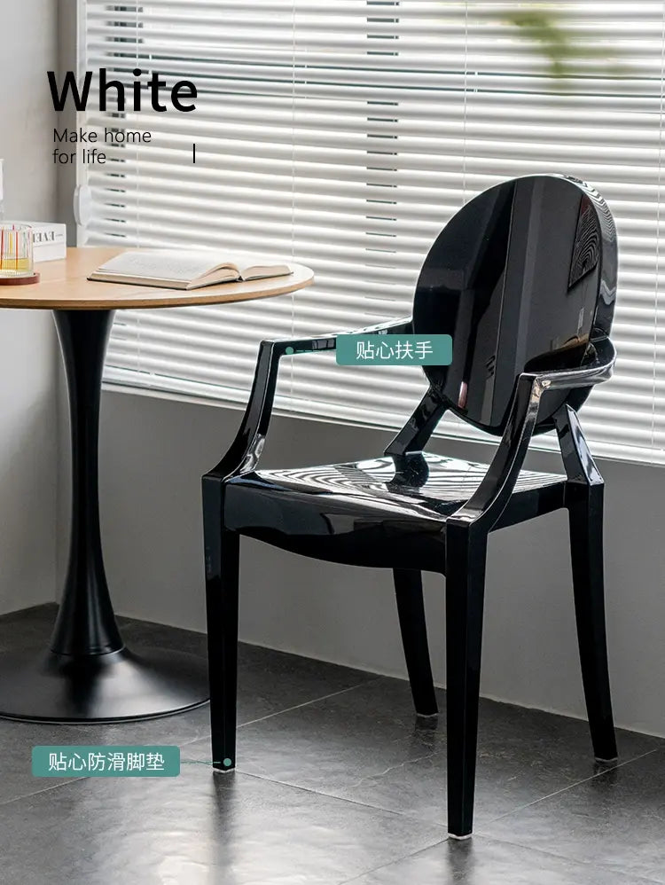 ABOUT WHITE Ambrosia Chic Translucent Dining Chair from ABOUT WHITE