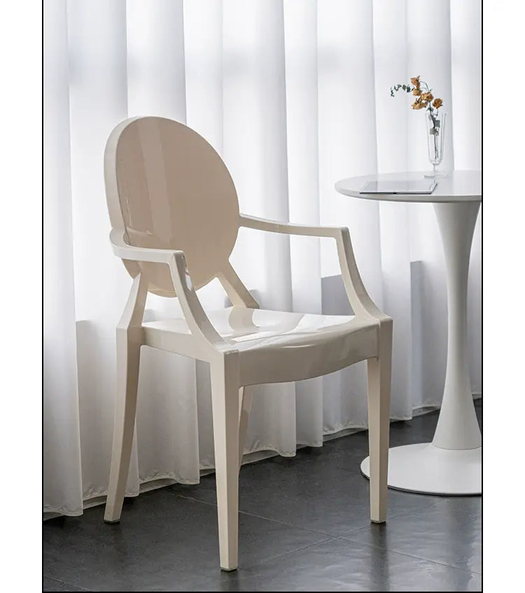 ABOUT WHITE Ambrosia Chic Translucent Dining Chair from ABOUT WHITE