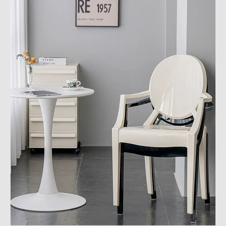 ABOUT WHITE Ambrosia Chic Translucent Dining Chair from ABOUT WHITE