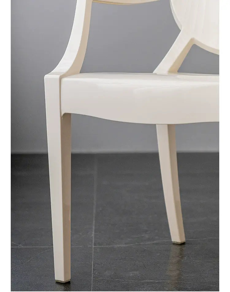 ABOUT WHITE Ambrosia Chic Translucent Dining Chair from ABOUT WHITE