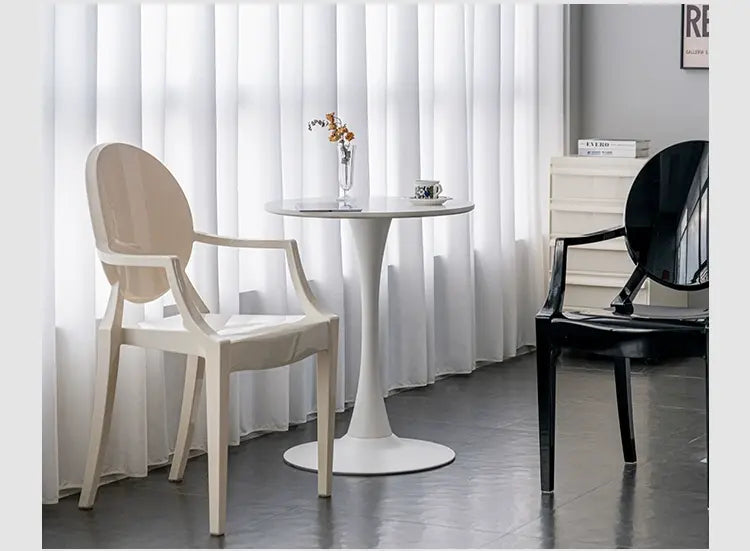 ABOUT WHITE Ambrosia Chic Translucent Dining Chair from ABOUT WHITE