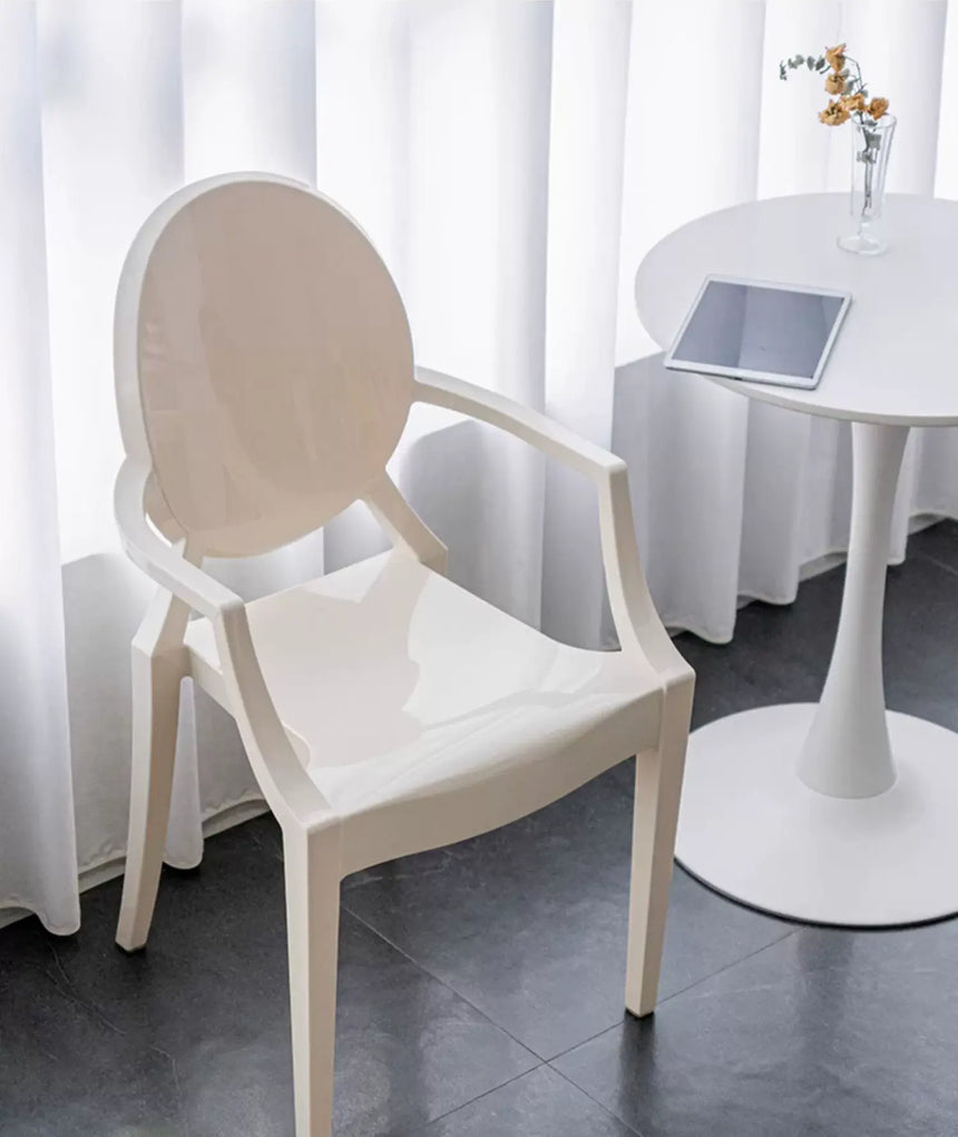 ABOUT WHITE Ambrosia Chic Translucent Dining Chair from ABOUT WHITE