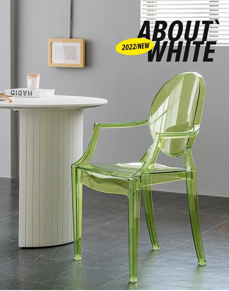 ABOUT WHITE Ambrosia Chic Translucent Dining Chair from ABOUT WHITE