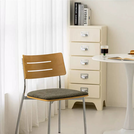 ABOUT WHITE Anouk Luxurious Retro Backrest Dining Chair from ABOUT WHITE