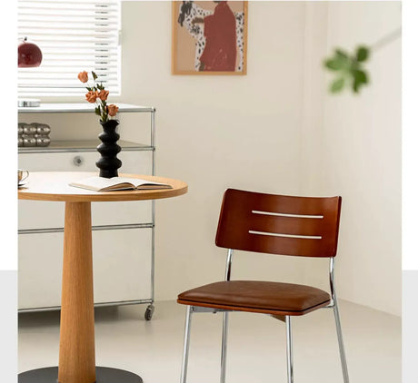 ABOUT WHITE Anouk Luxurious Retro Backrest Dining Chair from ABOUT WHITE