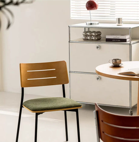 ABOUT WHITE Anouk Luxurious Retro Backrest Dining Chair from ABOUT WHITE