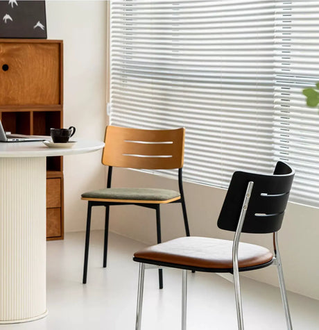 ABOUT WHITE Anouk Luxurious Retro Backrest Dining Chair from ABOUT WHITE