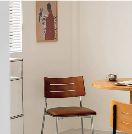 ABOUT WHITE Anouk Luxurious Retro Backrest Dining Chair from ABOUT WHITE