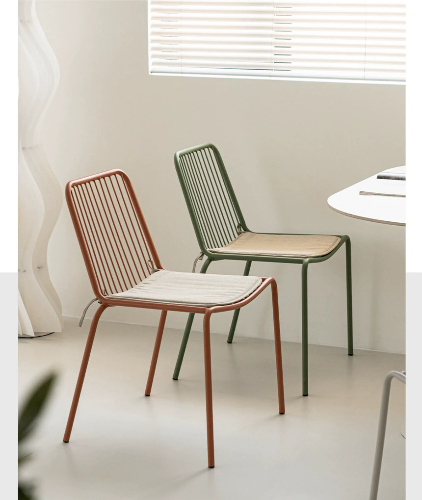 ABOUT WHITE Asakusa Minimalist Hollow Dining Chair from ABOUT WHITE