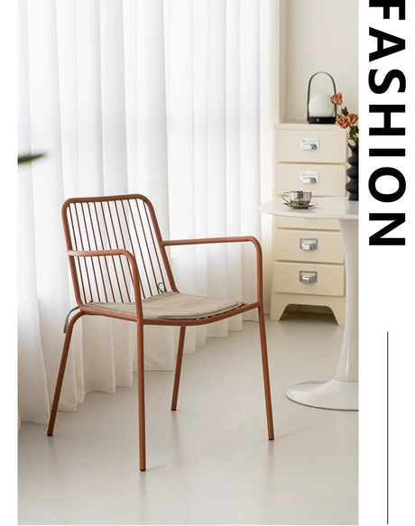 ABOUT WHITE Asakusa Minimalist Hollow Dining Chair from ABOUT WHITE