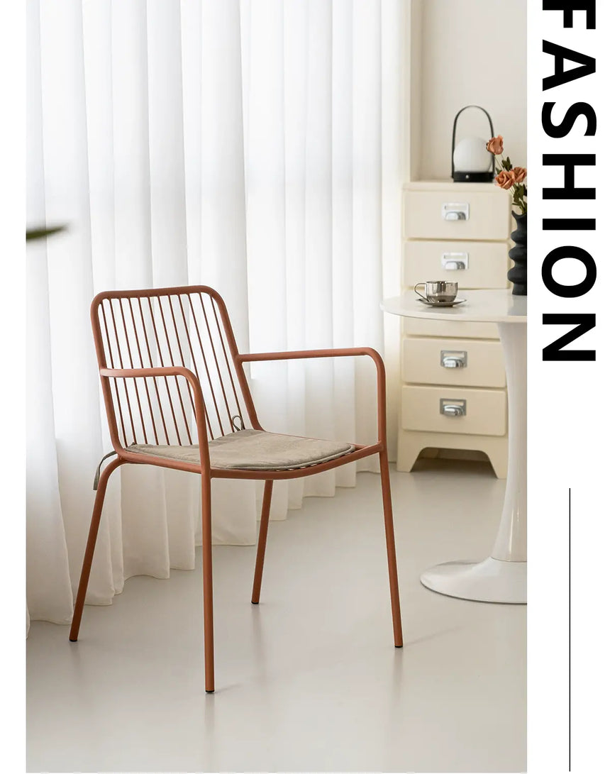 ABOUT WHITE Asakusa Minimalist Hollow Dining Chair from ABOUT WHITE