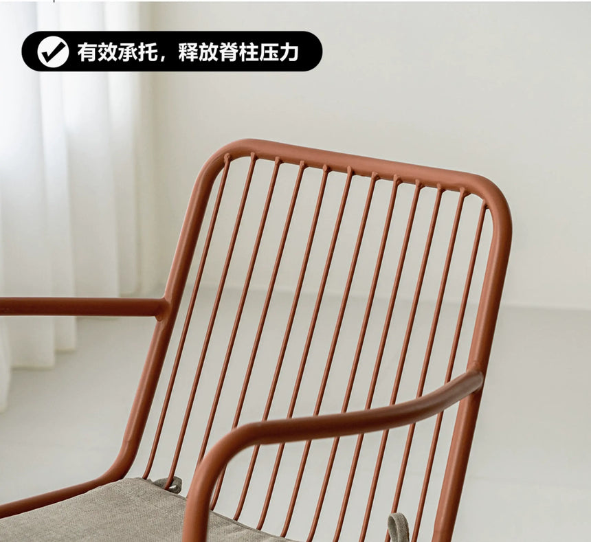 ABOUT WHITE Asakusa Minimalist Hollow Dining Chair from ABOUT WHITE