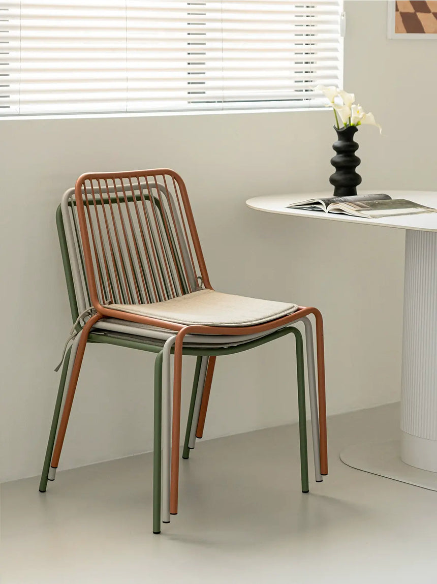 ABOUT WHITE Asakusa Minimalist Hollow Dining Chair from ABOUT WHITE