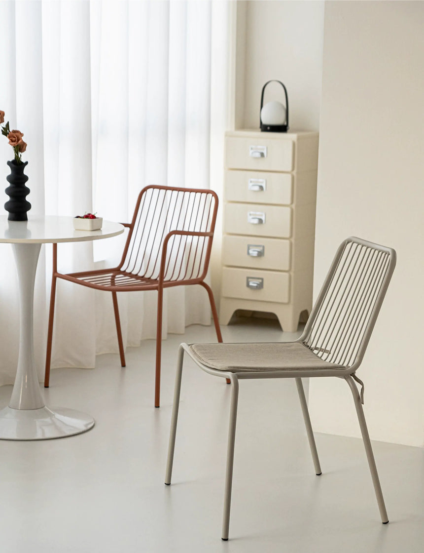 ABOUT WHITE Asakusa Minimalist Hollow Dining Chair from ABOUT WHITE