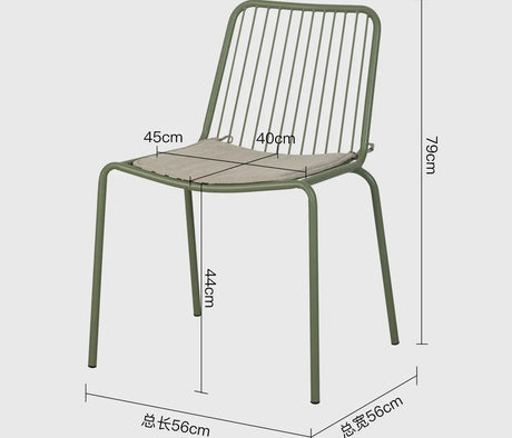 ABOUT WHITE Asakusa Minimalist Hollow Dining Chair from ABOUT WHITE