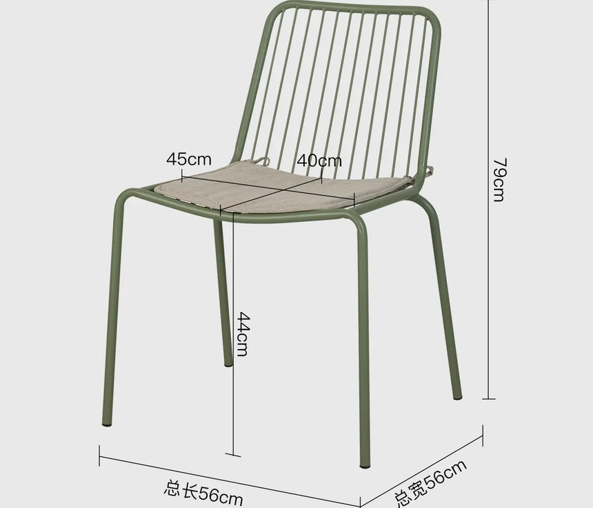 ABOUT WHITE Asakusa Minimalist Hollow Dining Chair from ABOUT WHITE