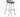ABOUT WHITE Aurelia Sleek Iron Art Bar Chair from ABOUT WHITE
