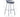 ABOUT WHITE Aurelia Sleek Iron Art Bar Chair from ABOUT WHITE