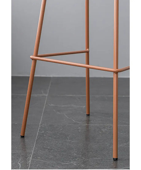 ABOUT WHITE Aurelia Sleek Iron Art Bar Chair from ABOUT WHITE
