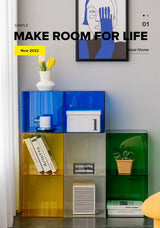 ABOUT WHITE Aurora Elegant Transparent Display Rack from ABOUT WHITE