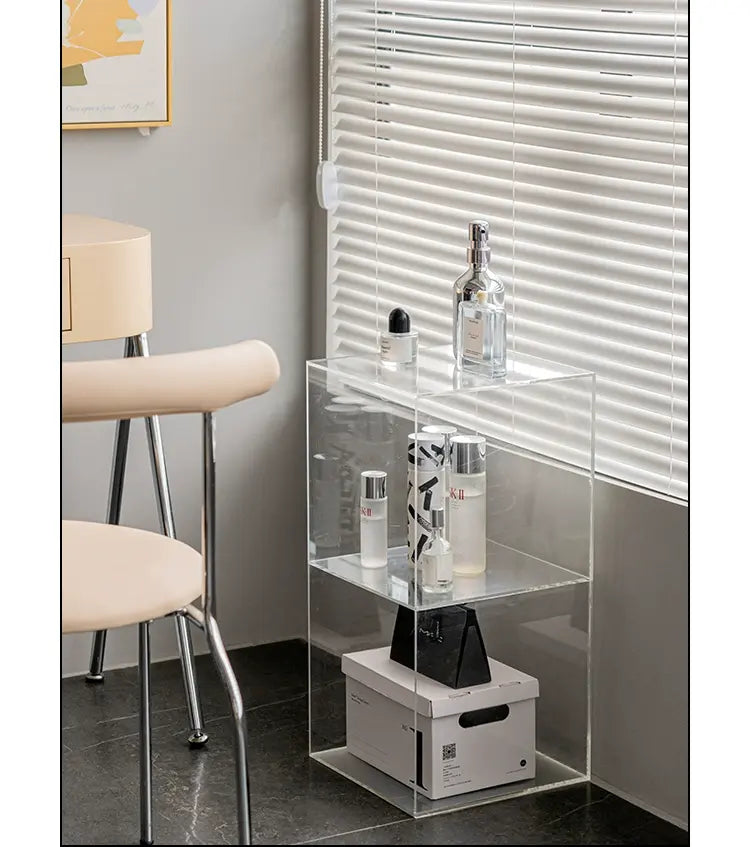 ABOUT WHITE Aurora Elegant Transparent Display Rack from ABOUT WHITE