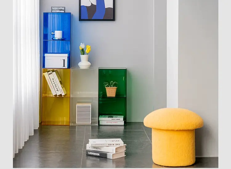 ABOUT WHITE Aurora Elegant Transparent Display Rack from ABOUT WHITE