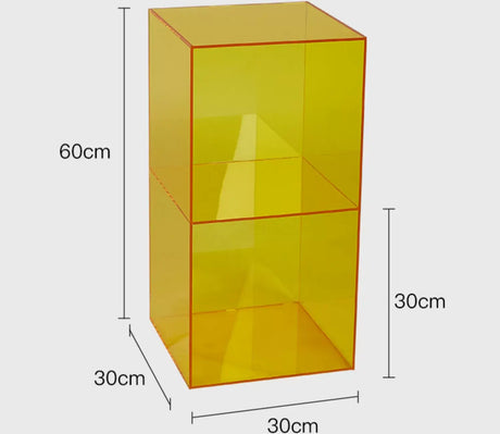 ABOUT WHITE Aurora Elegant Transparent Display Rack from ABOUT WHITE