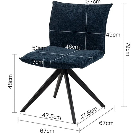 ABOUT WHITE Azura Modern Comfortable Nordic Dining Chair from ABOUT WHITE
