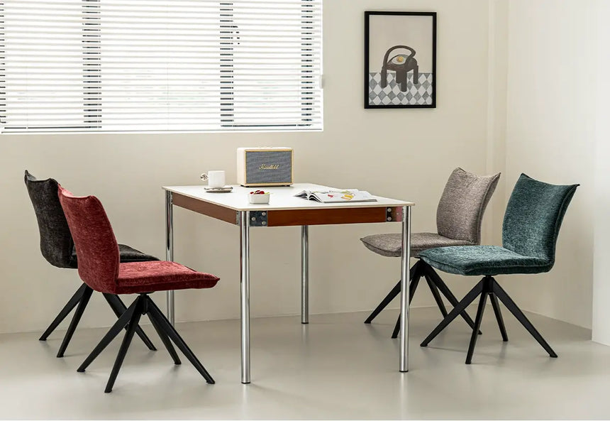 ABOUT WHITE Azura Modern Comfortable Nordic Dining Chair from ABOUT WHITE