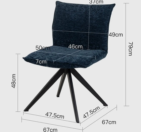 ABOUT WHITE Azura Modern Comfortable Nordic Dining Chair from ABOUT WHITE