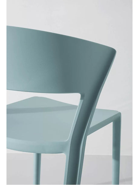 ABOUT WHITE Beatrix Nordic-Style Stackable Leisure Chair from ABOUT WHITE