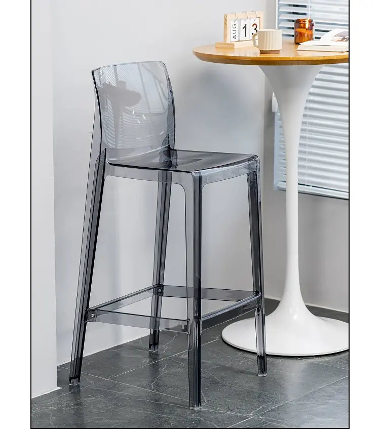 ABOUT WHITE Callidora Elegant Luxury Transparent Bar Chair from ABOUT WHITE