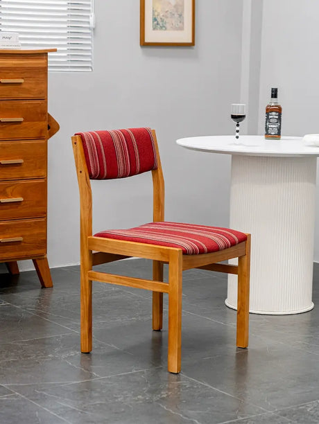 ABOUT WHITE Calliope Retro Simple Solid Wood Dining Chair from ABOUT WHITE