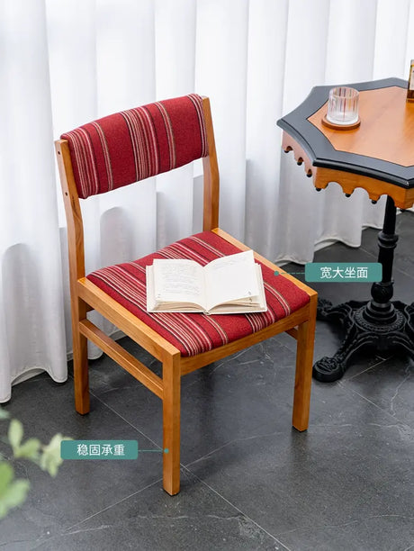 ABOUT WHITE Calliope Retro Simple Solid Wood Dining Chair from ABOUT WHITE